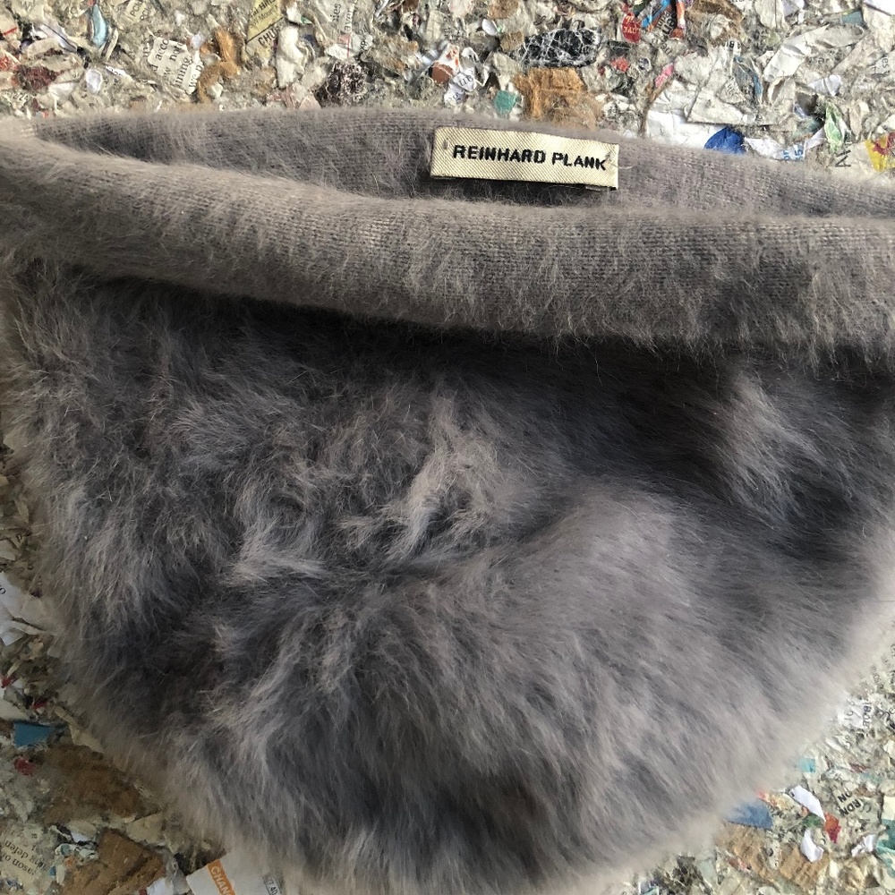 Reinhard Plank Rabbit Fur Beanie - Gray (grey)